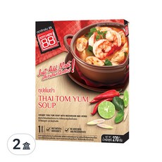 KITCHEN 88 泰式酸辣海鮮湯即食調理包，僅需加入肉類，270克, 270g, 2盒