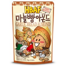 바프 마늘빵 아몬드, 120g, 1개