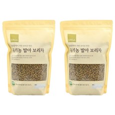 올가홀푸드 우리땅에서 자란 보리로 만든 유기농 발아 보리차, 500g, 1개입, 2개