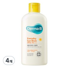 더마비 에브리데이 선블록 SPF50+ PA++++, 200ml, 4개