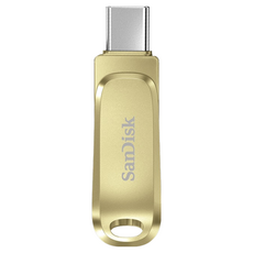 SanDisk 晟碟 Ultra Luxe USB-Type-C 高速讀取雙用隨身碟 DC4 金色, 512GB, 1個