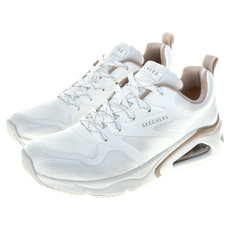 SKECHERS 女 TRES AIR UNO 健走鞋, 氣冷記憶棉, 25cm, 177421WHT