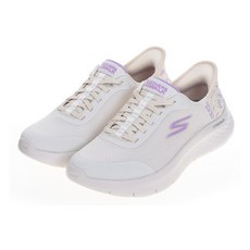 SKECHERS 女 瞬穿系列 GO WALK FLEX 寬楦 運動健走鞋，Air-Cooled Memory Foam鞋墊, 124823WNT