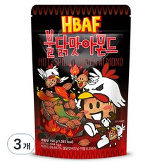 HBAF 불닭맛 아몬드, 190g, 3개