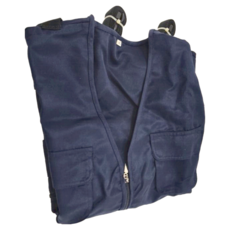 背心式身體固定衣 輪椅專用保護束帶-藏青色-4XL, 1件