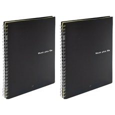 뮤직플러스 악보파일 30매 ver2, 검정, 2개 검정, 2개