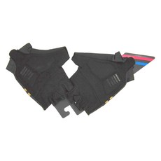 Frontier Trends Mitts 型格半指手套，黑/金 L碼, L, 黑色 + 金色, 1雙