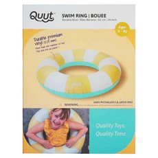 QUUt 游泳圈 - 香蕉藍 (60cm), 耐用優質PVC, 1個