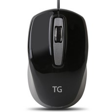 TG삼보 USB 무소음 유선 마우스 TG-M500U, 블랙