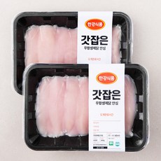 무항생제 인증 갓잡은 닭 안심 (냉장), 400g,