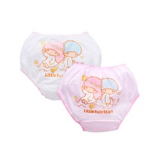 ONEDER 旺達棉品 雙子星二入三角褲 女童, 混色, M