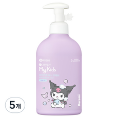 그린핑거 마이키즈 프레쉬 산리오 쿠로미 키즈 바디워시 그린향, 320ml, 5세트