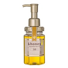&honey 蜂蜜亮澤修護髮油 3.0, 深層滋養保濕, 改善乾燥髮絲, 100ml, 1瓶
