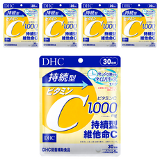 DHC 持續型維他命C 350mg, 120錠, 42g, 5包