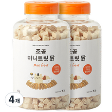 조공 반려동물 미니트릿 동결건조 간식, 닭, 80g, 4개