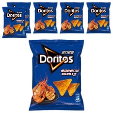 Doritos 多力多滋 玉米片 爆蒜鮮蝦, 40g, 6包