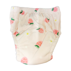 PUKU 藍色企鵝 Summer夏日練習褲, 棉質, 彈性腰圍, 側邊加強防護, M, 草莓, 1件