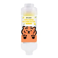 BY OUR 完美純淨沐浴過濾器 MUZIKTIGER聯名款, 3-ZERO過濾, 適用於任何蓮蓬頭, 清雅伊蘭香, 1個