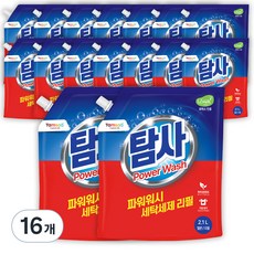 탐사 파워워시 세탁세제, 2.1L, 16개