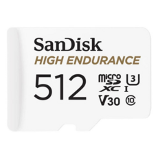 SanDisk 晟碟 高耐寫度microSD 記憶卡, 512GB, 1個
