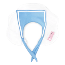 Pur Lab 噗扑實驗室 寵物領巾 水手服 領結口水巾 幼稚園寵物領巾 淺藍 S碼, S, 淺藍色, 1個