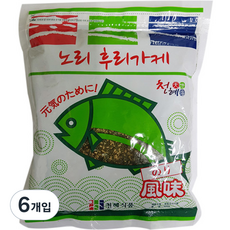 천혜식품 노리 후리가케, 500g, 6개