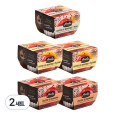 아넬라 생과일 디저트 첫시작 5종세트, 바나나2/ 사과2/ 사과배1, 200g, 2세트