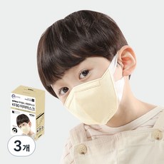 미마마스크 컬러 마스크 초소형 KF80, 30개입, 3개, 아이보리
