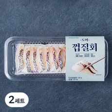 신세계푸드 도미 껍질회 120g + 소스 세트 (냉장), 2세트