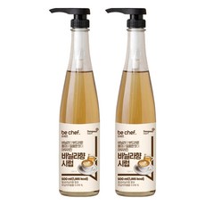 동원홈푸드 비셰프 바닐라향시럽, 500ml, 2개