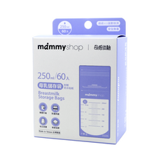 mammyshop 媽咪小站 母乳儲存袋, 60入, 1盒
