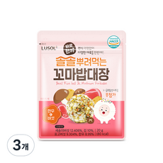 루솔 바로한끼 솔솔뿌려먹는 꼬마밥대장 20g, 한우 앤 버섯맛, 3개