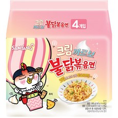 삼양 크림까르보 불닭볶음면, 4개