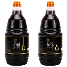 꼬손 향이 고소한 참기름, 1.8L, 2개 2개, 1.8L