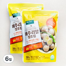 조인 누테이블 메추리알 장조림, 350g, 6입