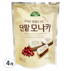 OrganicStory 찹쌀로 만든 단팥 모나카, 112g, 4개