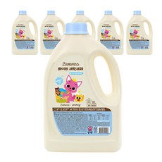 Babience 嬰兒洗衣精 嬰兒爽身粉香, 3L, 6個