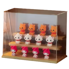 透明PET展示盒，10款尺寸可選, 透明