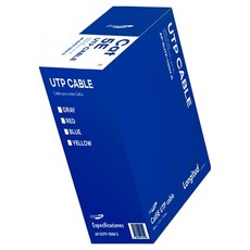 애니포트 CAT5E UTP 케이블, 100m, 1개, 그레이