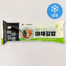 올곧 바바김밥 야채김밥 (냉동), 1개입, 230g