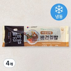 올곧김밥 바바 올곧 버섯잡채 비건김밥 (냉동) 230g 4개