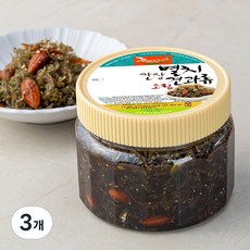 강경신안주식회사 간장멸치견과류 조림, 500g, 3개