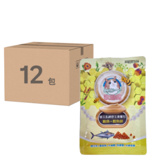 歐姆貓 蜂王乳綿密主食餐包, 鮪魚 + 鱈魚卵, 60g, 12包
