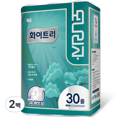 모나리자 화이트리 블랑 화장지 27m, 30롤, 2팩