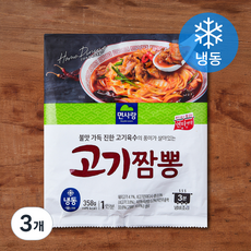 면사랑 고기짬뽕 1인분 (냉동), 358g, 3개