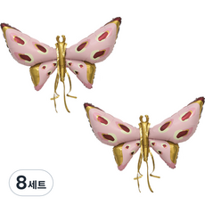 피앤비유니티 나비날개 + 어깨끈 세트, 표범나비, 8세트