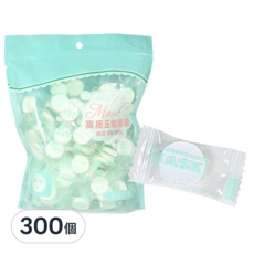 咪咪購物 壓縮面膜300個, 純棉材質, 獨立包裝, 補水保濕, DIY面膜, 經濟實惠, 單一顏色, 300個