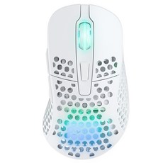 xtrfy M4 Wireless 초경량 게이밍 마우스 M4W-RGB-WHITE, 무선 화이트