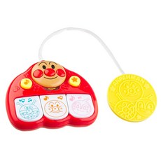 ANPANMAN 麵包超人 可攜式鋼琴玩具組, 夾子固定, 內附四首曲子, 鍵盤彈奏, 1組