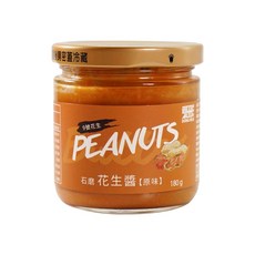 東和製油 石磨花生醬 原味, 180g, 特選台灣花生, 無防腐劑 無香料 無化學添加物, 1罐